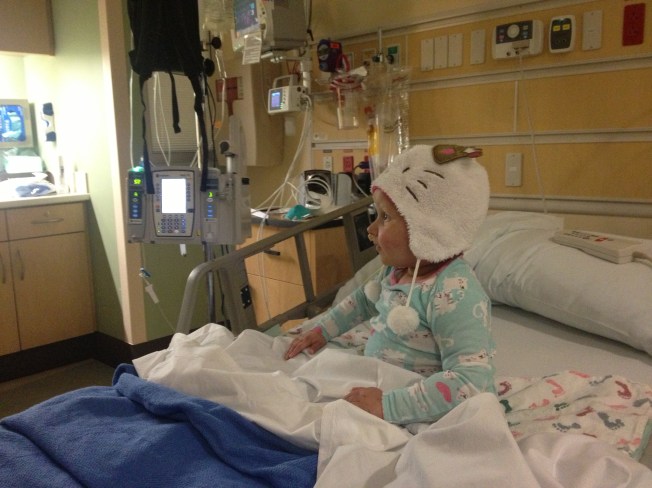 Phoebe’s face lights up when a visitor comes in!